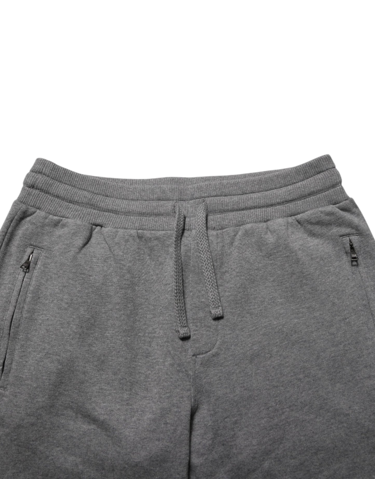 Pantalon de jogging en coton gris Dolce &amp; Gabbana