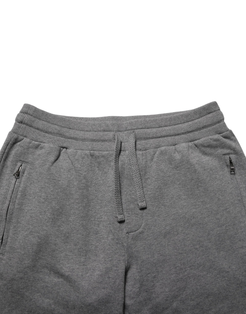 Dolce &amp; Gabbana grijze joggingbroek van katoen