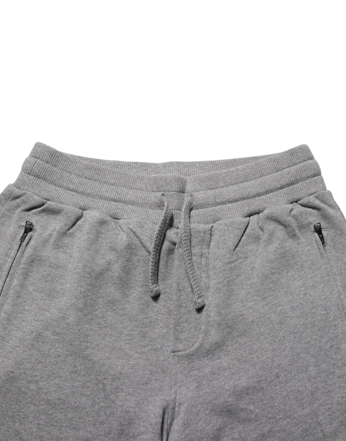 Pantalon de survêtement jogging en coton gris Dolce &amp; Gabbana