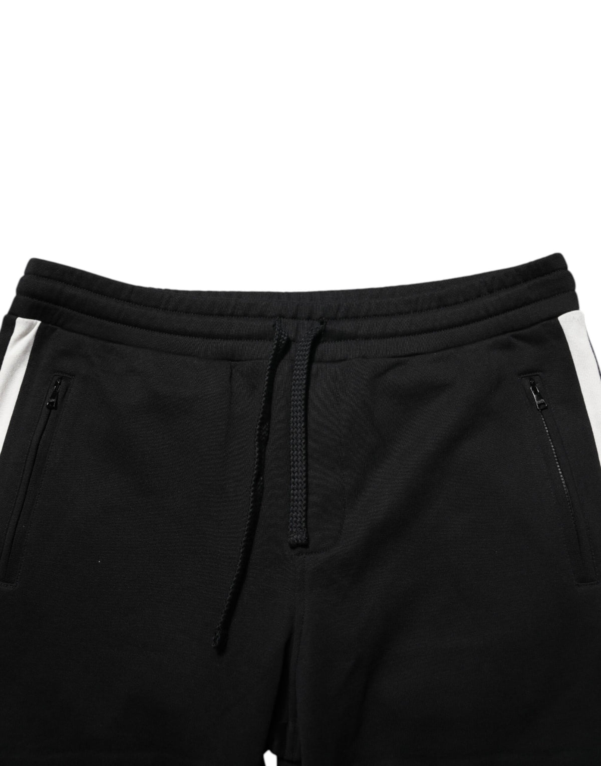 Pantalon de jogging en coton noir Dolce &amp; Gabbana