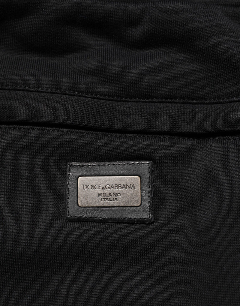 Dolce &amp; Gabbana Zwarte Katoenen Joggingbroek Sweatpants Broek