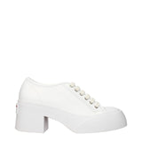Marni White Leather Platform Sneakers for Women - Stylish Comfort