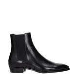 Celine Black Leather Ankle Boots - Elegant & Comfortable Footwear