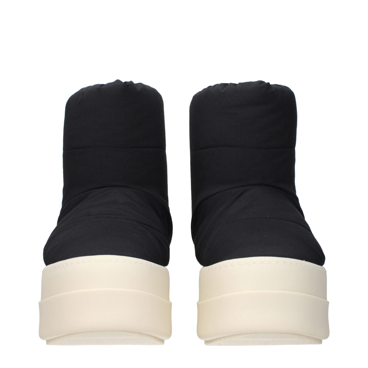 Rick Owens Black Fabric Ankle Boots - Luxury Women's Footwear