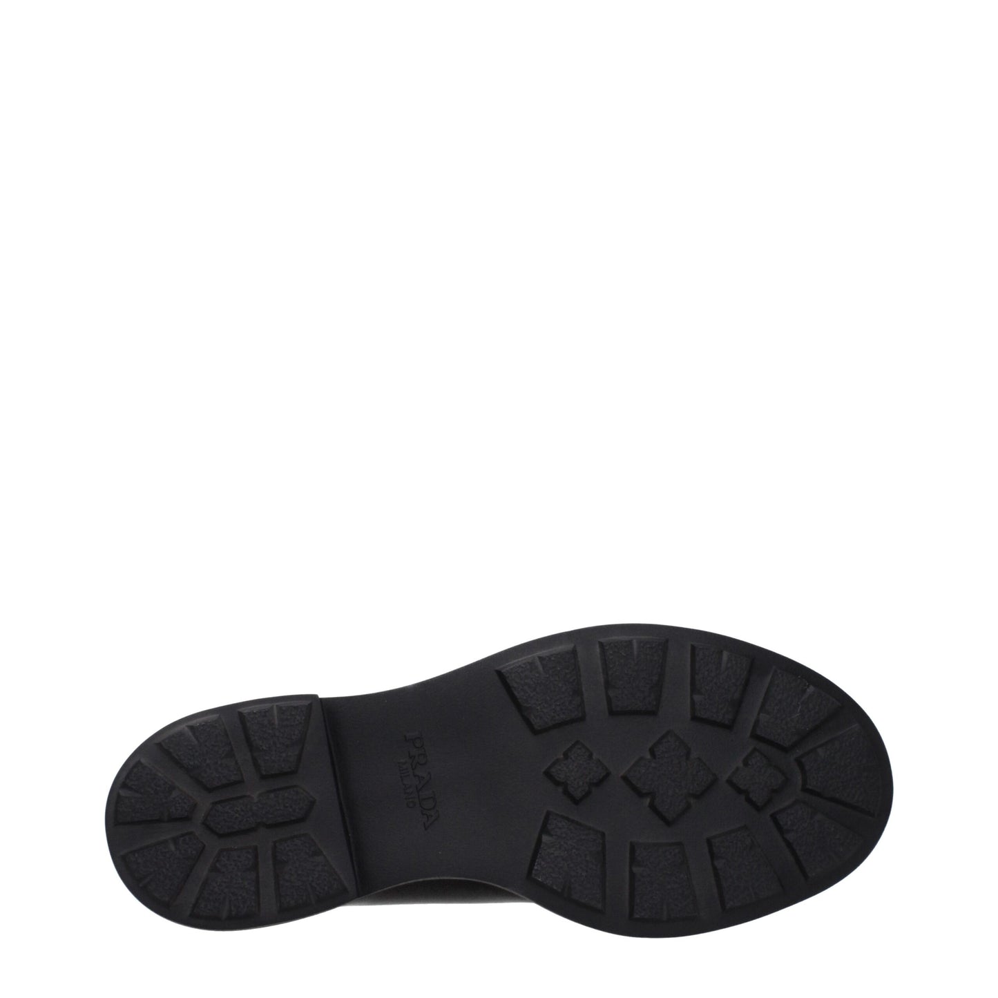Prada, souliers Oxford et mocassins en cuir noir