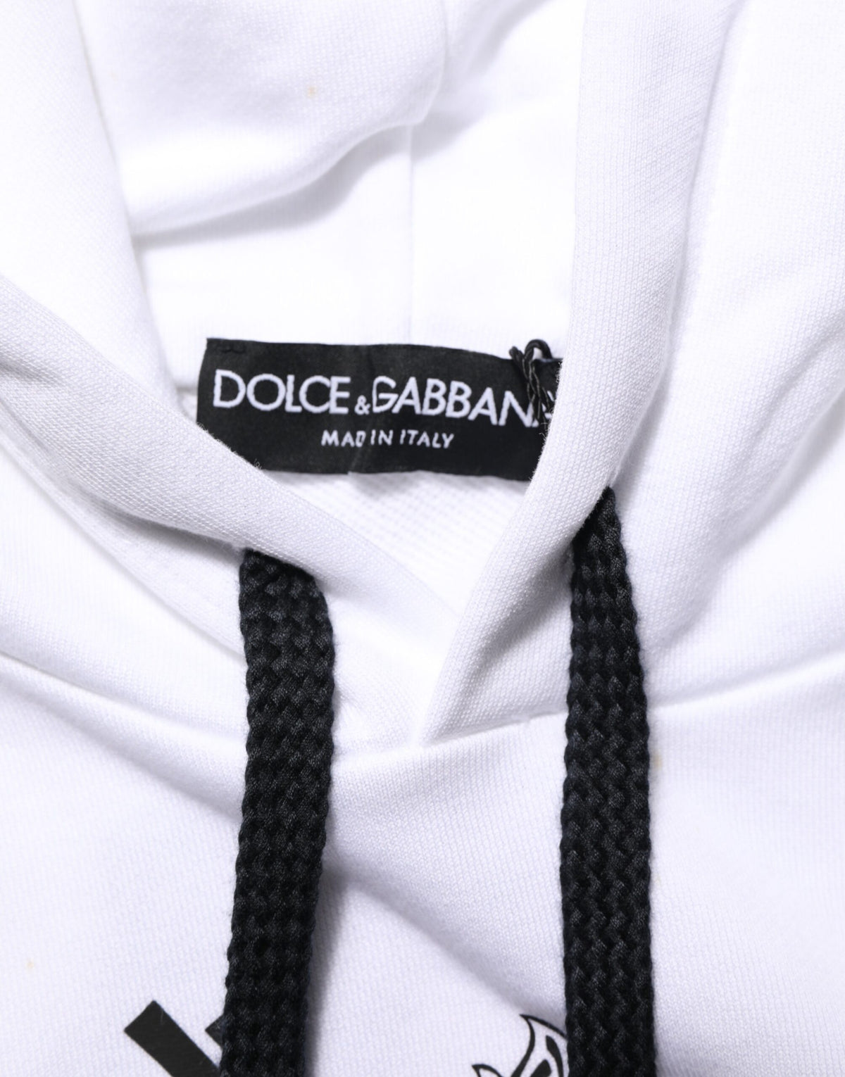 Sweat à capuche blanc à motif Sacré-Cœur de Dolce &amp; Gabbana