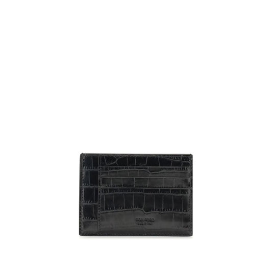 Porte-cartes en cuir de crocodile Tom Ford