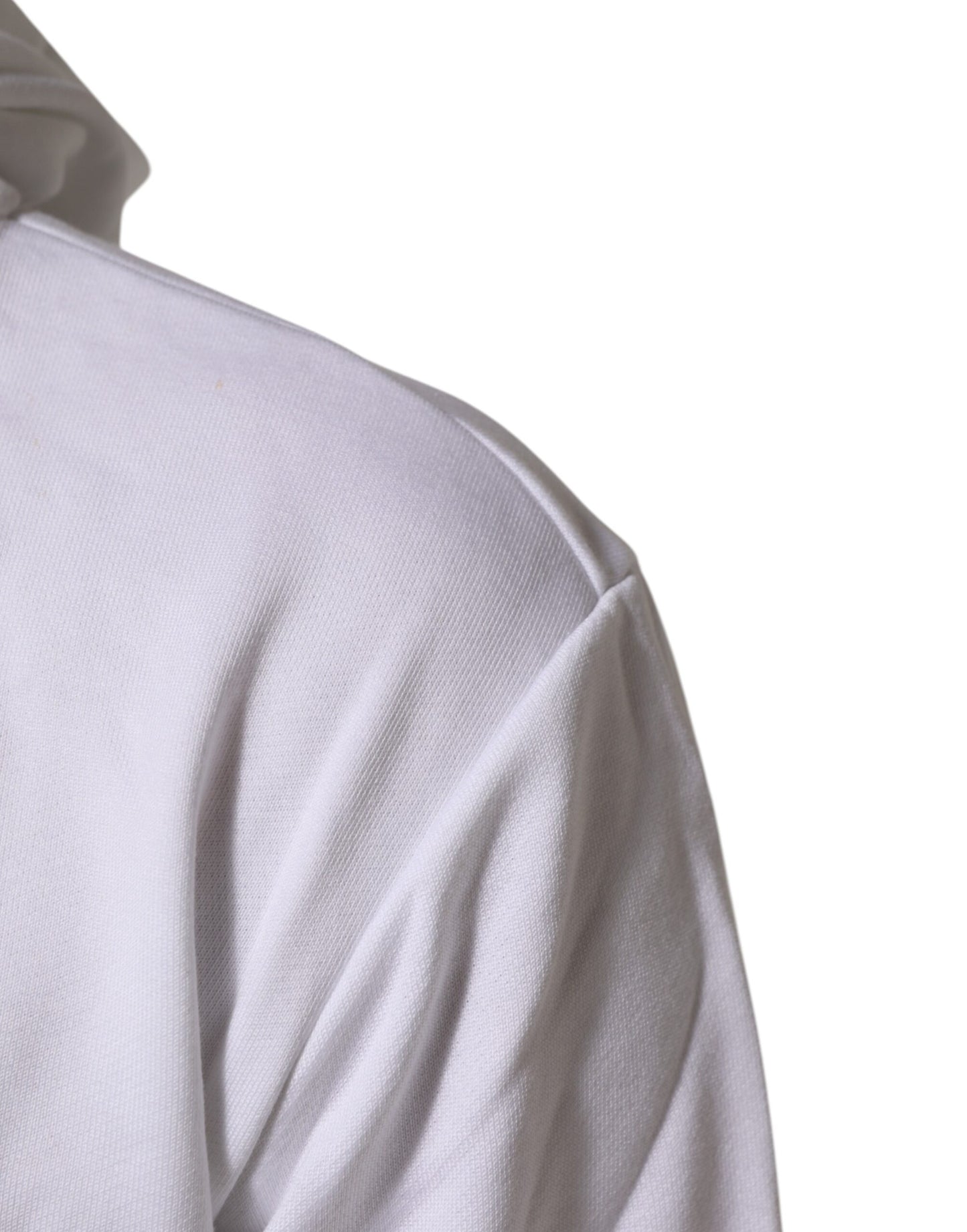 Dolce &amp; Gabbana wit sweatshirt met capuchon en het symbool van het Heilig Hart