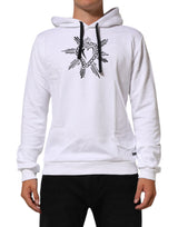 Sweat à capuche blanc à motif Sacré-Cœur de Dolce &amp; Gabbana