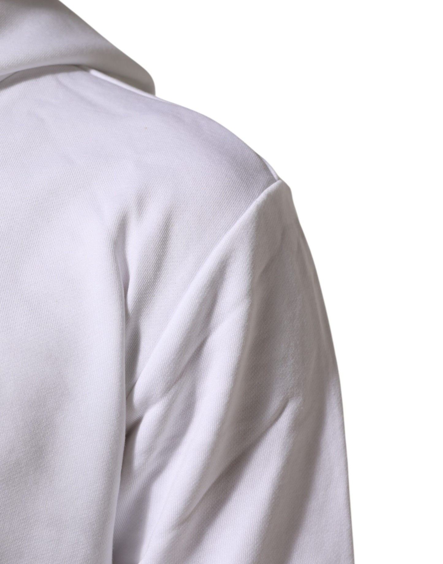 Dolce &amp; Gabbana wit sweatshirt met capuchon en het symbool van het Heilig Hart