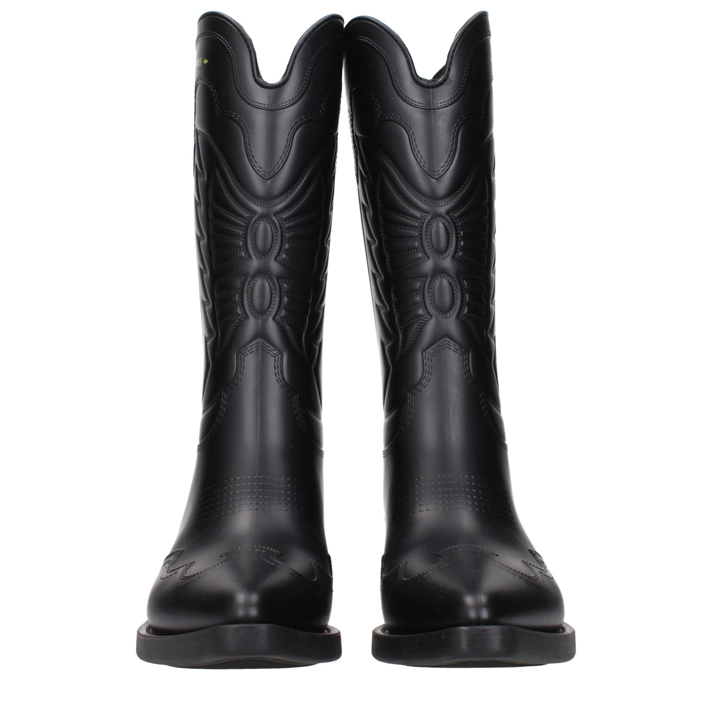 Bottes en coton noir Christian Dior