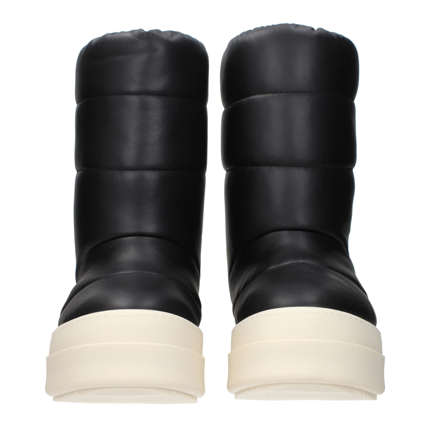 Bottes de cheville en cuir noir de Rick Owens