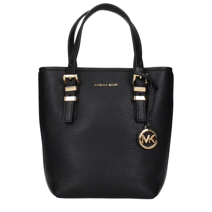 Sacs à main en cuir noir de Michael Kors