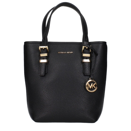 Sacs à main en cuir noir de Michael Kors