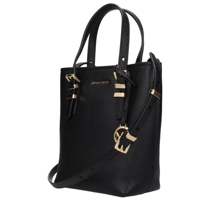 Sacs à main en cuir noir de Michael Kors