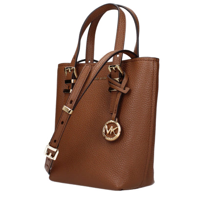 Sacs à main en cuir marron Michael Kors