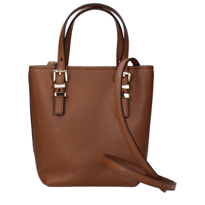 Sacs à main en cuir marron Michael Kors