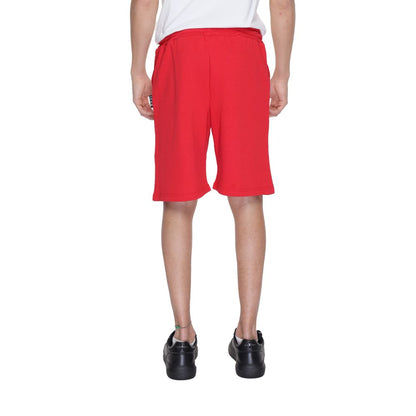 Short Bermuda en coton rouge Icon