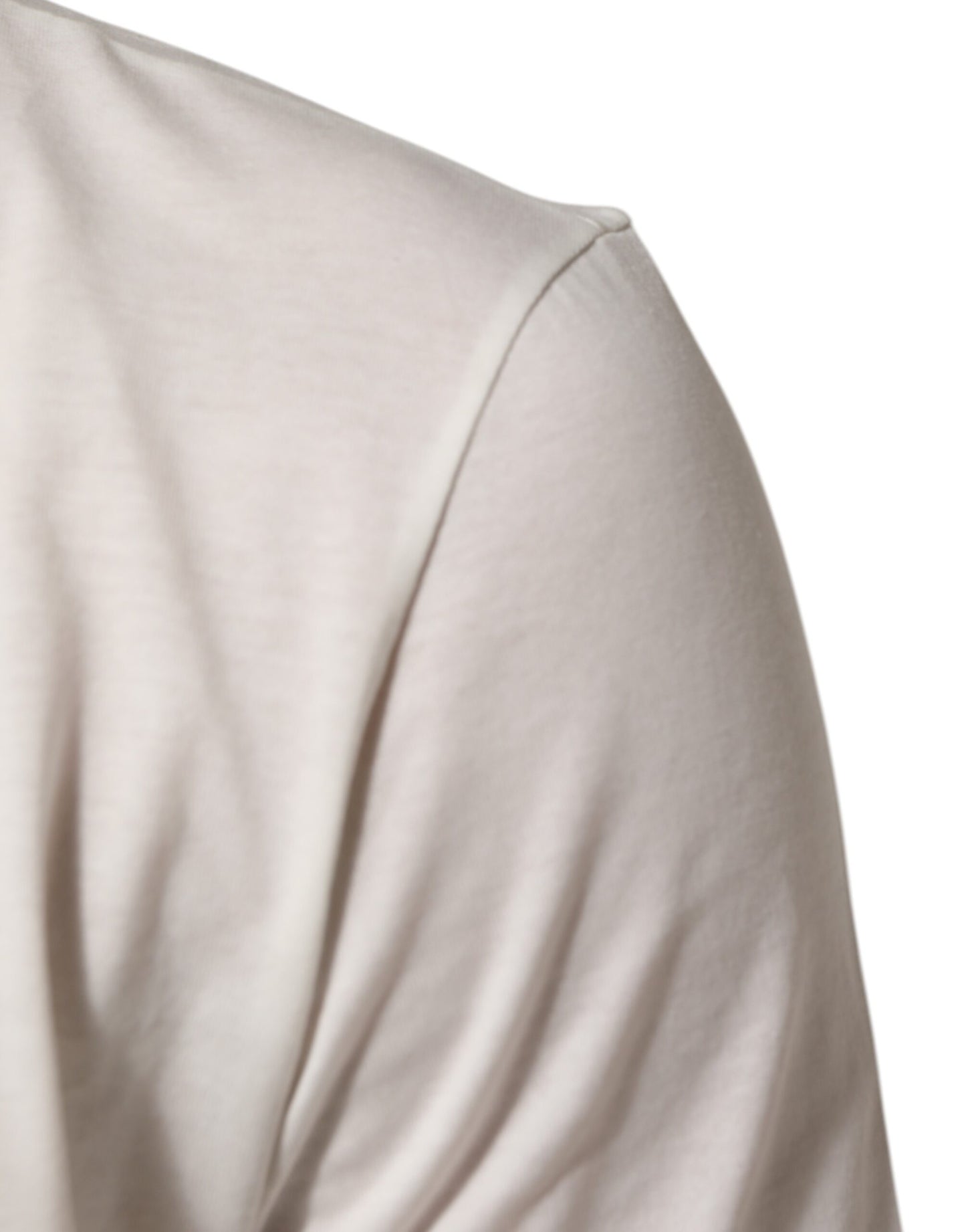 Dolce & Gabbana White Cotton Goodluck 2020 Crew Neck T-shirt