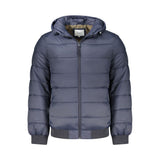 Pepe Jeans Blue Polyamide Jacket with Hood