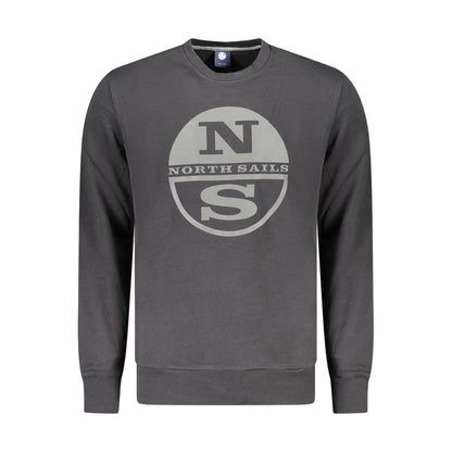Sweat-shirt en coton noir North Sails