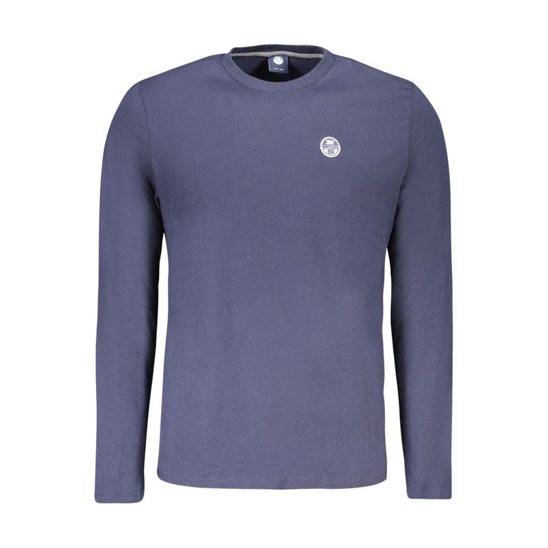 North Sails Blue Cotton T-Shirt for Men