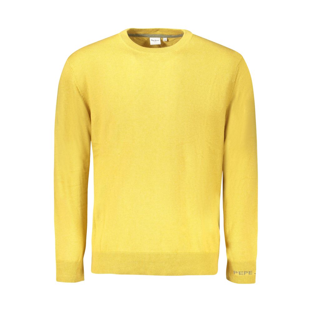 Pepe Jeans Pull en Coton Jaune pour Homme - Modèle Classique
