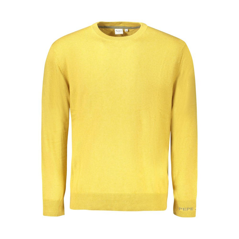 Pepe Jeans Yellow Cotton Sweater - Stylish and Comfortable