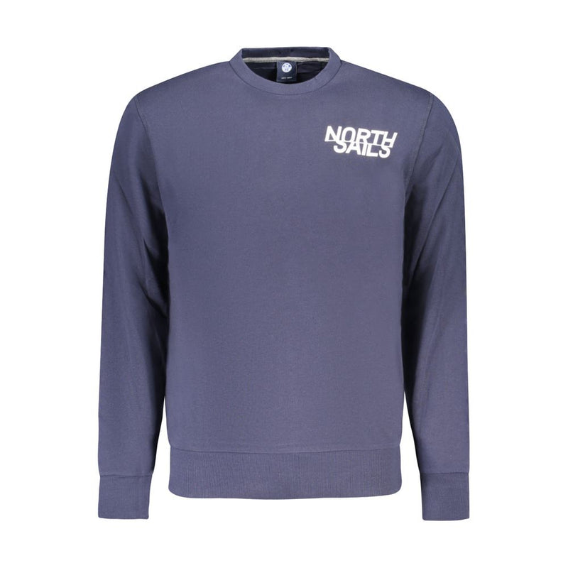 North Sails Blue Cotton Sweatshirt - Comfortable & Stylish