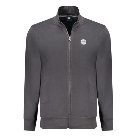 North Sails Black Cotton Sweatshirt - Comfortable & Stylish