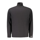 Pepe Jeans Pull en Coton Noir avec Col Roulé