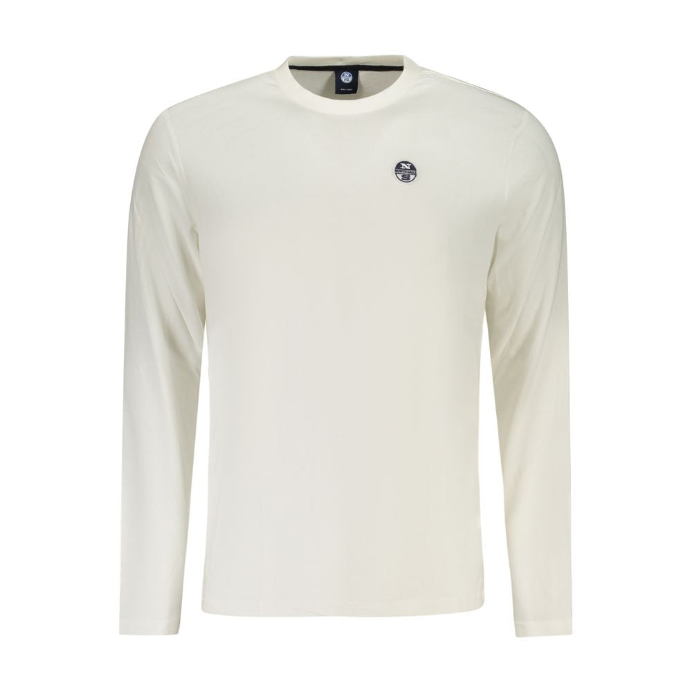 T-Shirt en Coton Blanc North Sails - Manches Longues