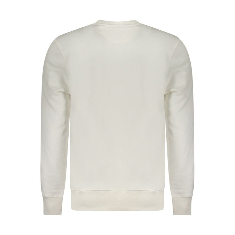 North Sails White Cotton Sweatshirt - Stylish Comfort