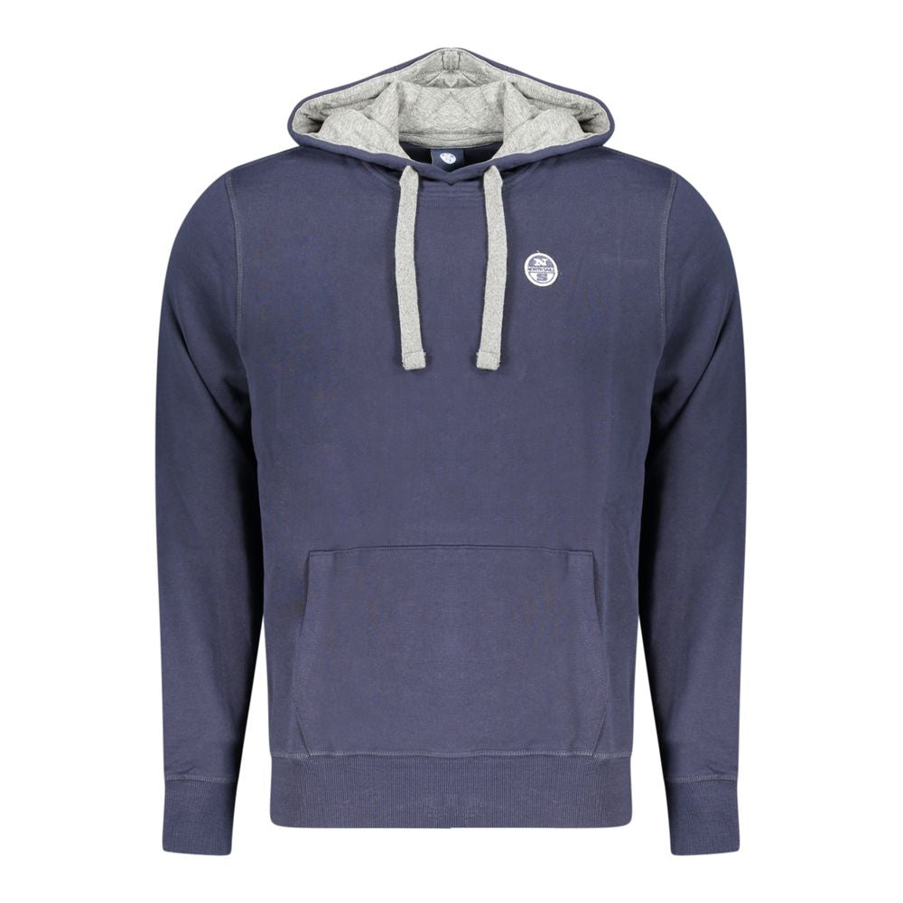 North Sails Blue Cotton Sweatshirt - Comfortable and Stylish