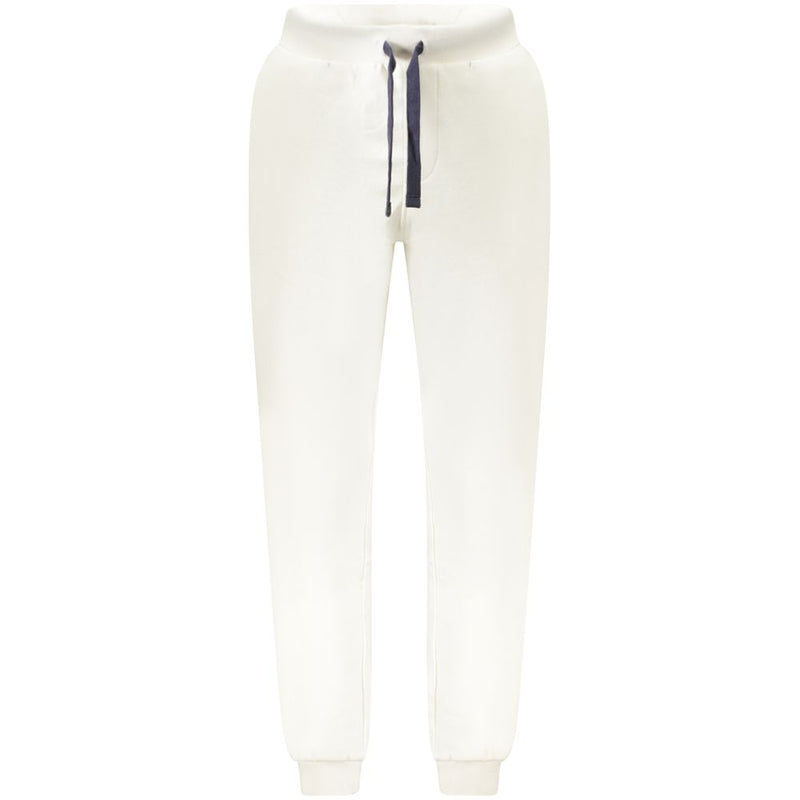 North Sails White Cotton Pant - Comfortable Sports Trousers