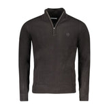 North Sails Black Nylon Sweater - Half Zip with Logo