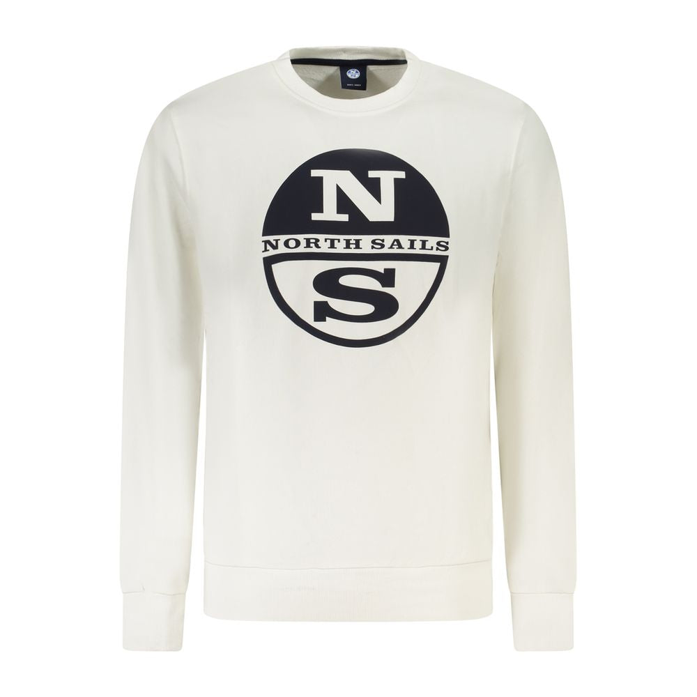 Sweatshirt en Coton Blanc North Sails