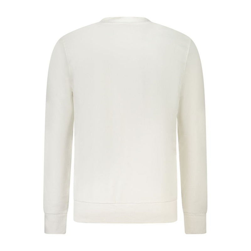 North Sails White Cotton Sweatshirt - Comfortable & Stylish