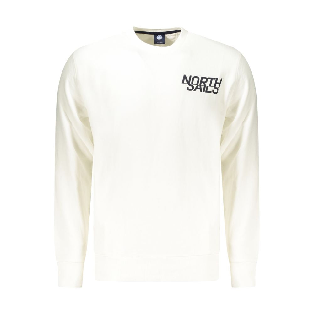 Sweatshirt en Coton Blanc North Sails