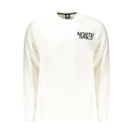 North Sails wit katoenen sweatshirt