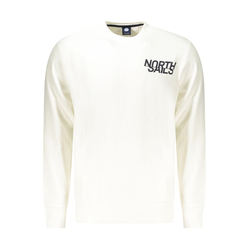 Sweatshirt en Coton Blanc North Sails