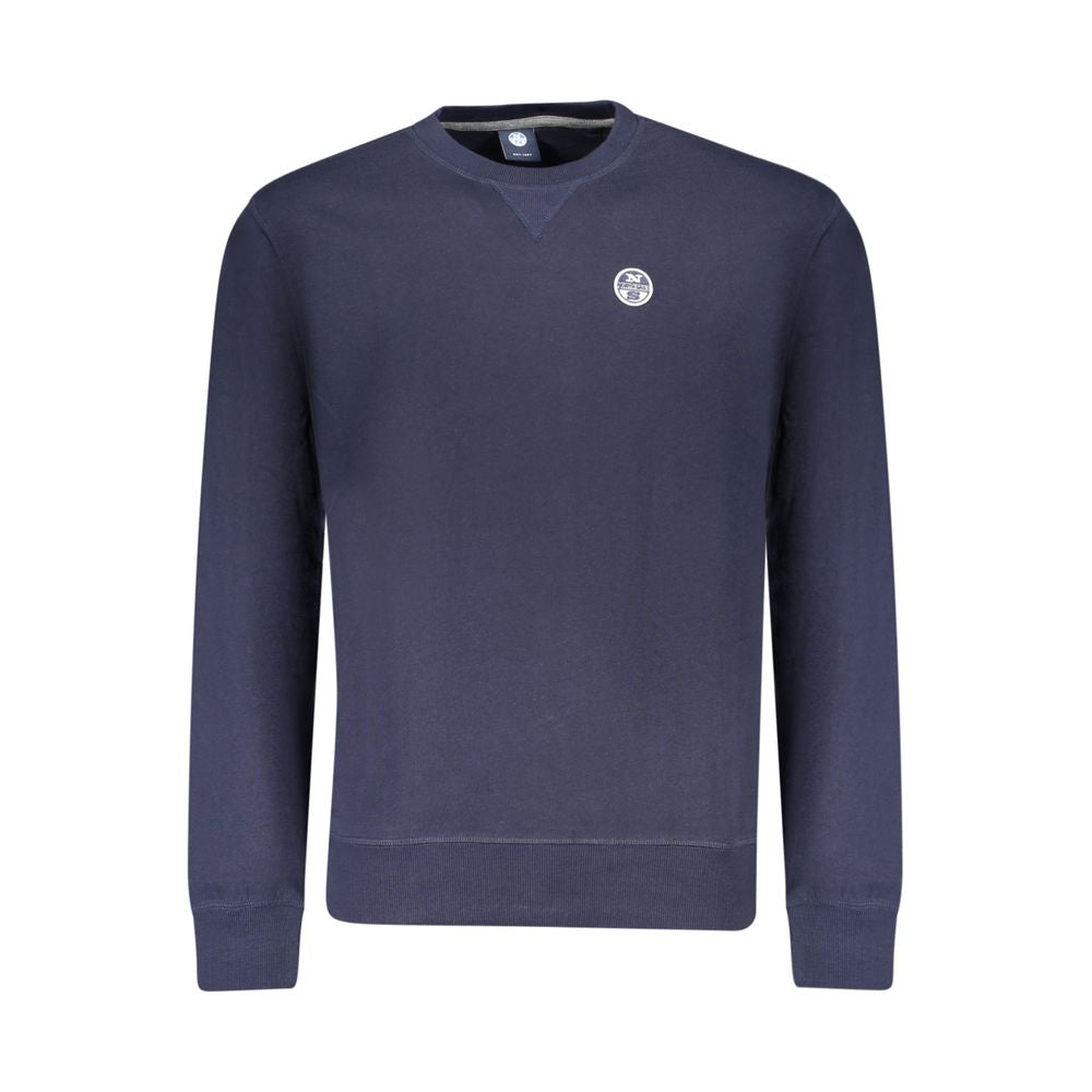 North Sails Blue Cotton Sweatshirt - Comfortable and Stylish