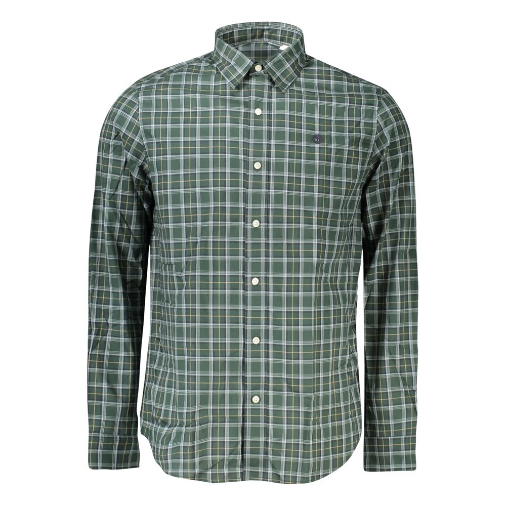 Chemise en coton verte Timberland