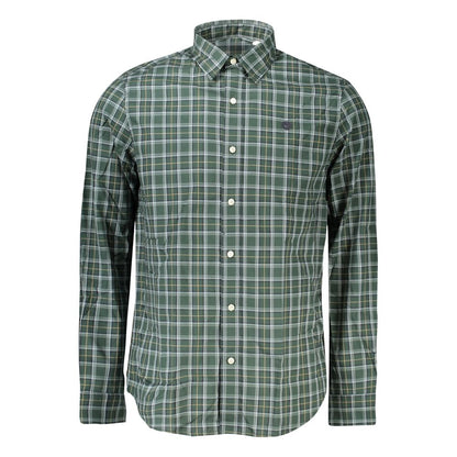 Chemise en coton verte Timberland