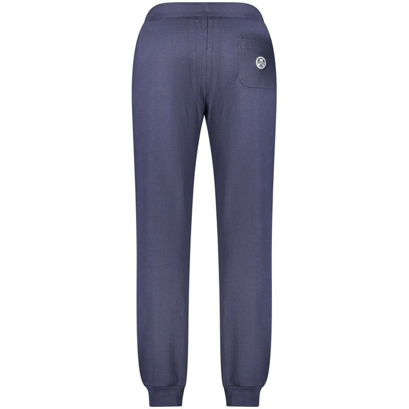 North Sails Blue Cotton Pant - Comfortable Sports Trousers