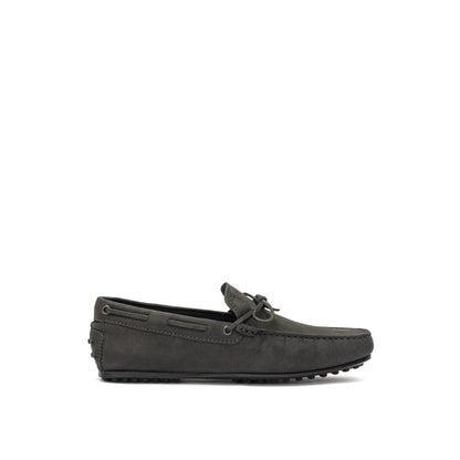 Tod's Grijze Nubuc Leren Mocassin