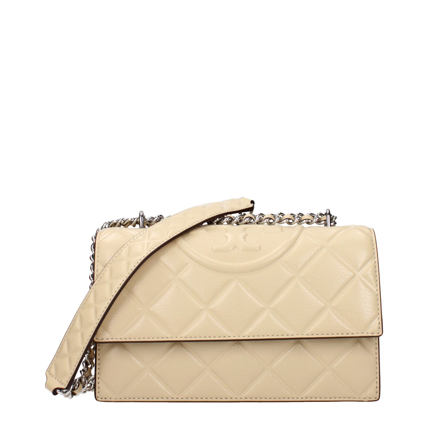 Sacs à bandoulière en cuir beige de Tory Burch