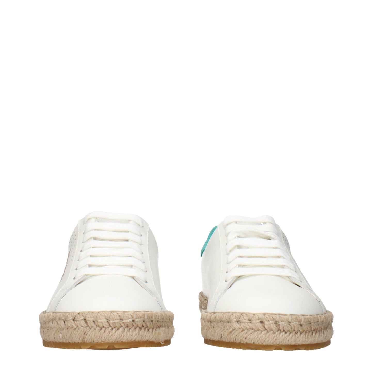 Palm Angels, baskets basses en cuir blanc