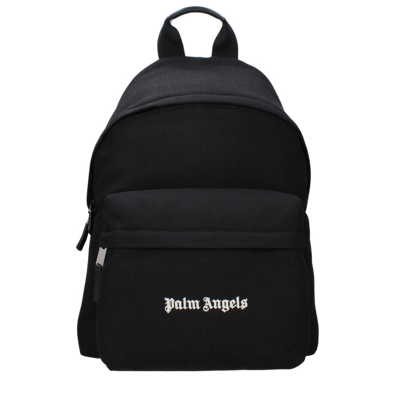 Palm Angels Black Fabric Backpack - Stylish & Functional