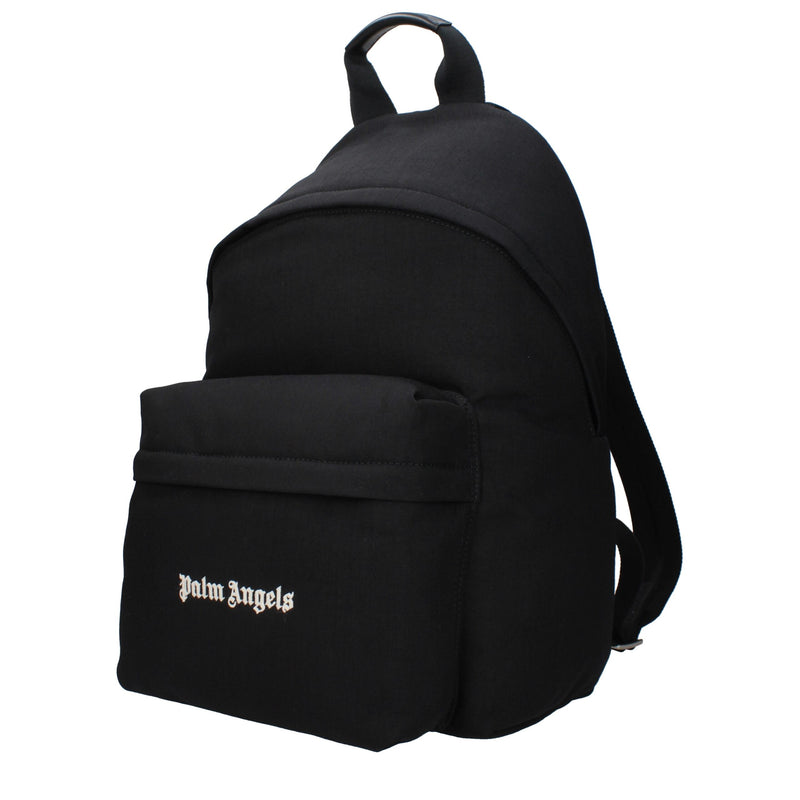Palm Angels Black Fabric Backpack - Stylish & Functional
